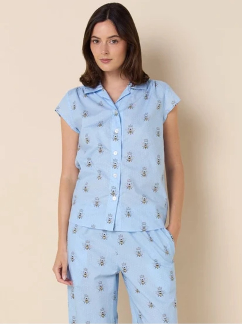 Queen Bee Luxe Pima Capri Pajama Set